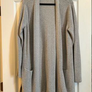 Old Navy Grey Open-Front Ribbed Cardigan Sweater size XL